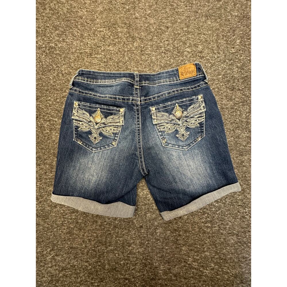 Love Indigo Denim Shorts Size 6 EUC - Picture 2 of 8